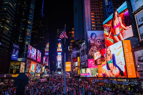 建筑,街道,都市夜景,步行街,消费圣地