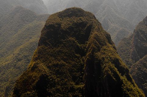 山峦,长城,城垣,城楼,树,阿瓜斯卡连特斯