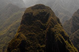 山峦,长城,城垣,城楼,树,阿瓜斯卡连特斯