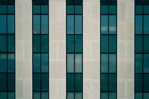 建筑，网格，办公室，模式，对称，城市，Windows