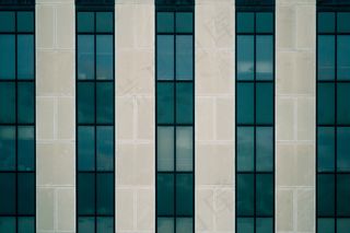 建筑，网格，办公室，模式，对称，城市，Windows