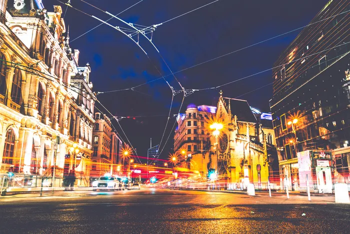 法国高清壁纸，晚上