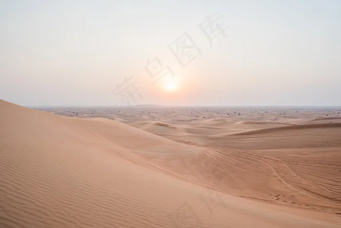 沙漠，迪拜，沙丘，阿联酋，nomade，沙，天空，日落，旅行者，温暖
