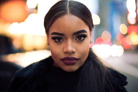 非洲裔美国人，黑人，女孩，人，肖像，性感，女人