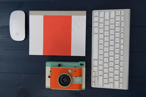 书籍，书籍，相机，计算机，设计，设计师，办公室，工作