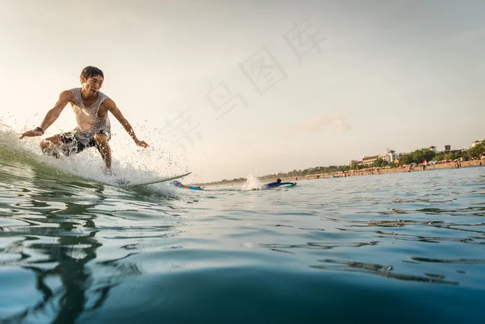 巴厘岛，滴眼液，海洋，海，天空，飞溅，冲浪，浪潮，水，波