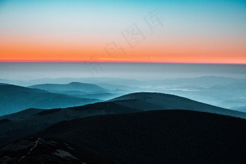 距离，天空，夏季，视图，远景