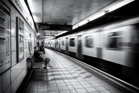 火车,月台,广州地铁,地下通道,地铁,伦敦地铁