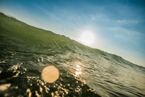 巴厘岛，滴眼液，乐趣，海洋，海，天空，飞溅，冲浪，浪潮，水，波