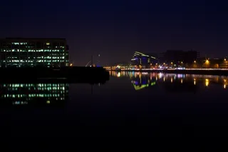 建筑，Cc0，城市，黑暗，都柏林，高分辨率，爱尔兰，灯火，夜，海洋，河，海，天际线，股票照片，水