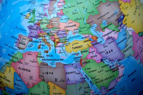 地球，地图，地图，世界