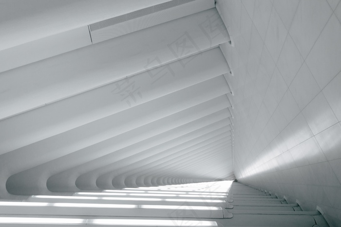 清洁，设计，几何，工业，最小，现代，简单，结构，白色