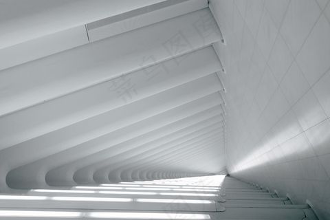 清洁，设计，几何，工业，最小，现代，简单，结构，白色