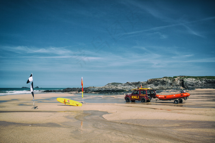 海滩，海岸，长城，海洋，沙，海，夏季