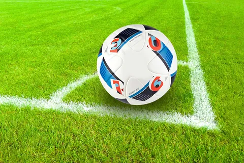 球，角，旗，足球，目标，草，踢，球场，足球，世界杯