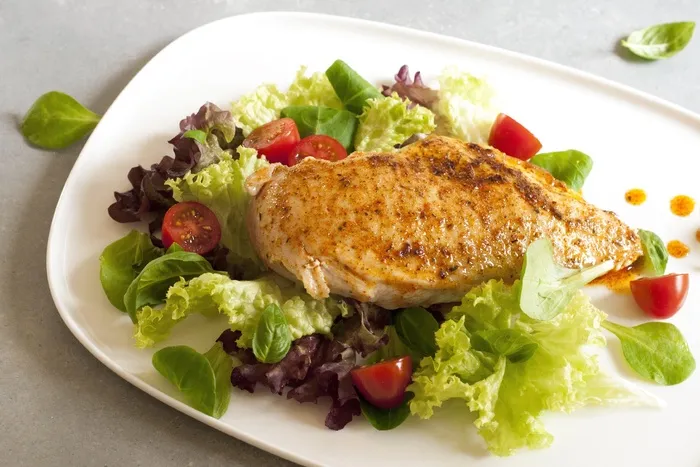 鸡肉，晚餐，食品