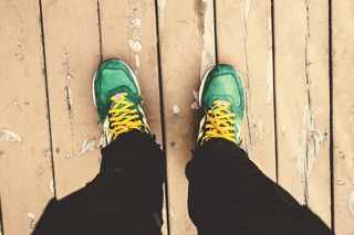 鞋类，腿，腿，人，鞋子，鞋子，运动鞋