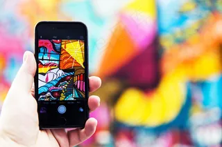 相机，颜色，彩色，设计，数字，显示，涂鸦，电话，屏幕，屏幕，街头艺术
