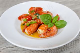 花园，户外，外部，虾，虾，海鲜，虾，虾