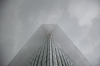 建筑，业务，城市，云，企业，令人生畏，市中心，令人沮丧，灰度，工业，穆迪，办公室，天空，摩天大楼，高，城市，Windows