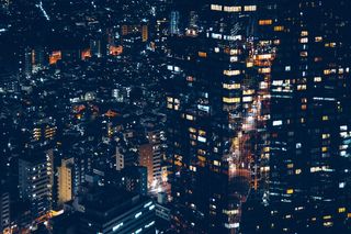 都市夜景,夜景摄影,城市夜景,建筑,民居,晚