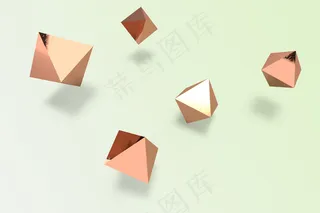 黄铜，创意，设计，高清壁纸，对象，粉彩，渲染
