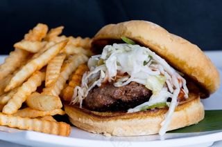 汉堡，汉堡，食品