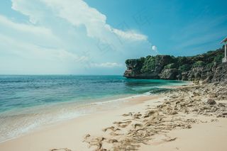 巴厘岛，巴厘岛，海滩，季风，天空，冲浪