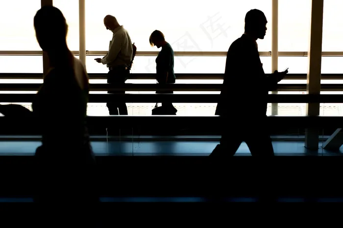 机场，商人，高清壁纸，行李，乘客，步行，行走