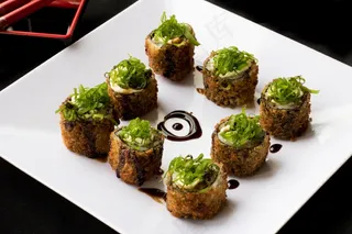 食品，日本，日本人，盘子，正方形，寿司