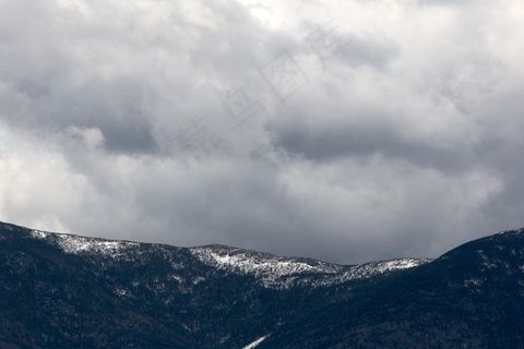 云，剧烈，环境，地平线，单色，山，性质，户外，天空，暴风雨，天气，冬季