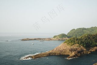 空中，气候，云，海岸，森林，薄雾，海洋，户外，岩石，海，滨，飞溅，树木，水，波浪，天气