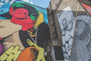 涂鸦，伦敦，壁画，街头艺术