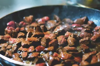 牛肉，厨师，烹饪，食品，厨房，肉，肉