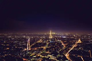 背景，背景，城市景观，高清壁纸，晚上，巴黎