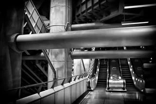楼梯,电梯,建筑,火车,月台,伦敦地铁