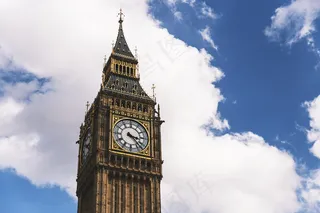 天空,建筑,景观钟,电子塔钟,居民楼,伦敦