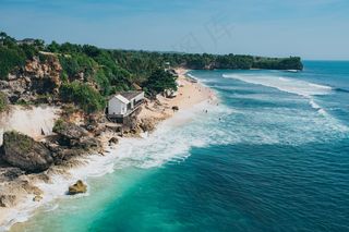 巴厘岛，海滩，清水，海，天空，夏季，冲浪