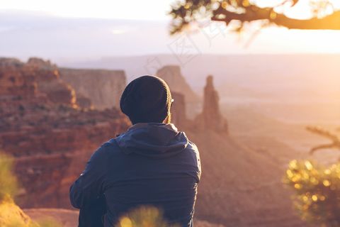 冒险，帽子，人