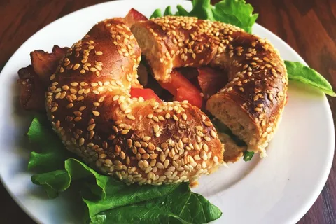 百吉饼,百吉饼,早餐,食品 百吉饼,百吉饼,早餐,食品