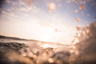 巴厘岛，滴眼液，海洋，海，天空，飞溅，冲浪，浪潮，水，波