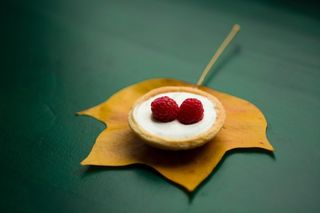 秋季，蛋糕，蛋糕，秋天，食品，叶，叶，覆盆子，覆盆子