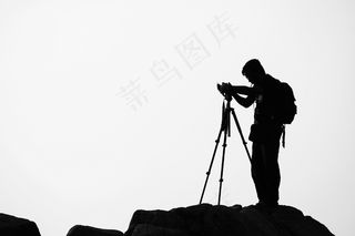 Cc0，高分辨率，人，摄影师，剪影，正版照片