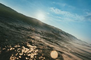 巴厘岛，滴眼液，海洋，海，天空，飞溅，冲浪，浪潮，水，波