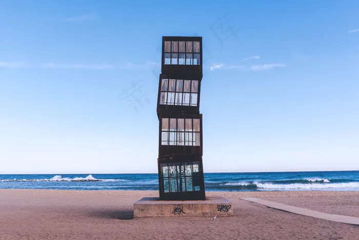 海滩，海岸，沙子，夏天