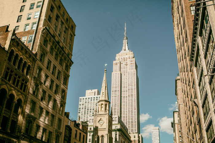 建筑,居民楼,树,剧院/博物馆/礼堂,街道,美国纽约市