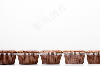 背景，背景，烤，烘烤，蛋糕，蛋糕，巧克力，杯形蛋糕，食品，最小，极简主义者，松饼，白