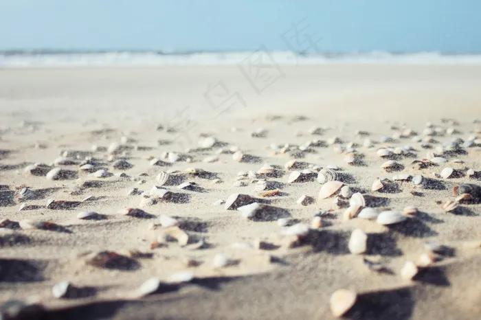 海滩，海岸，海洋，沙，海，夏季
