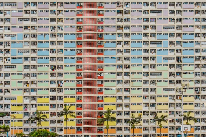 建筑，城市，混凝土，拥挤，财政部，玻璃，香港，天空，摩天大楼