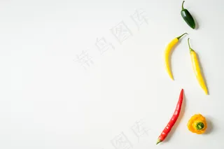 背景，卡宴，辣椒，特写，烹饪，新鲜，健康饮食，成分，有机，辣椒粉，红色，成熟，调味料，香料，蔬菜，素食，黄色